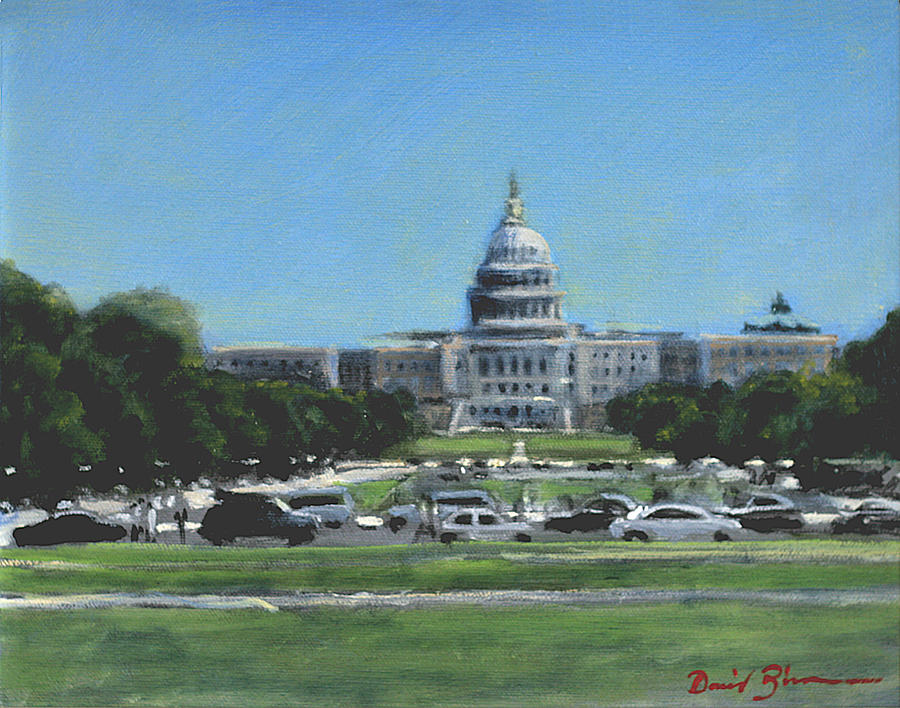 Capitol Building Painting - Advise and Consent by David Zimmerman
