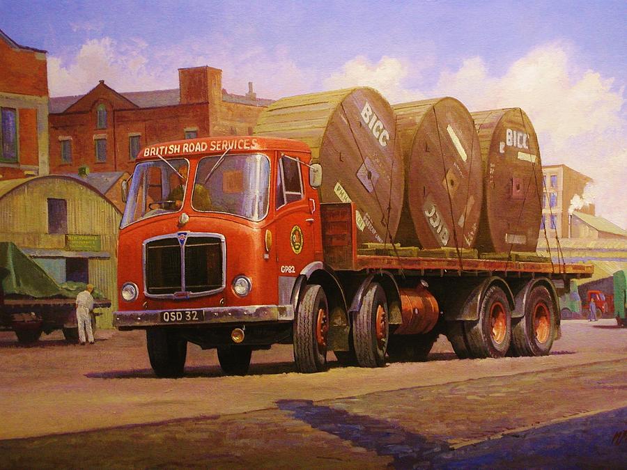 AEC Mammoth Major Mk V Painting by Mike Jeffries
