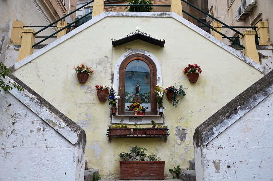 Aedicula San Giuseppe in Cefalu Photograph by RicardMN Photography