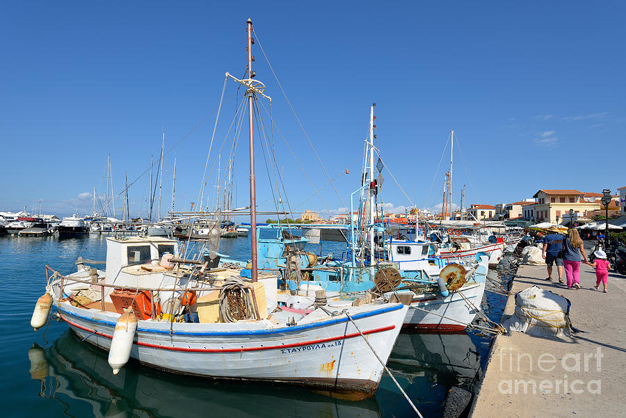 Aegina port Photograph by George Atsametakis