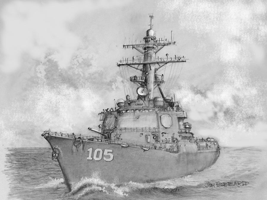 Navy Ship Drawing