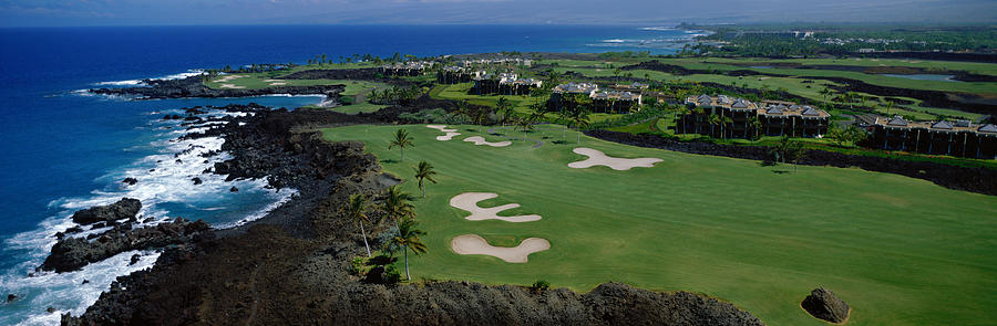 Aerial Francis H Li Brown Golf Course Photograph by Panoramic Images ...