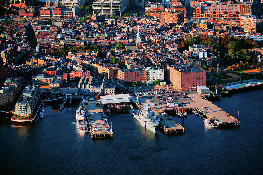 Aerial Morning View Of Boston Photograph by Panoramic Images