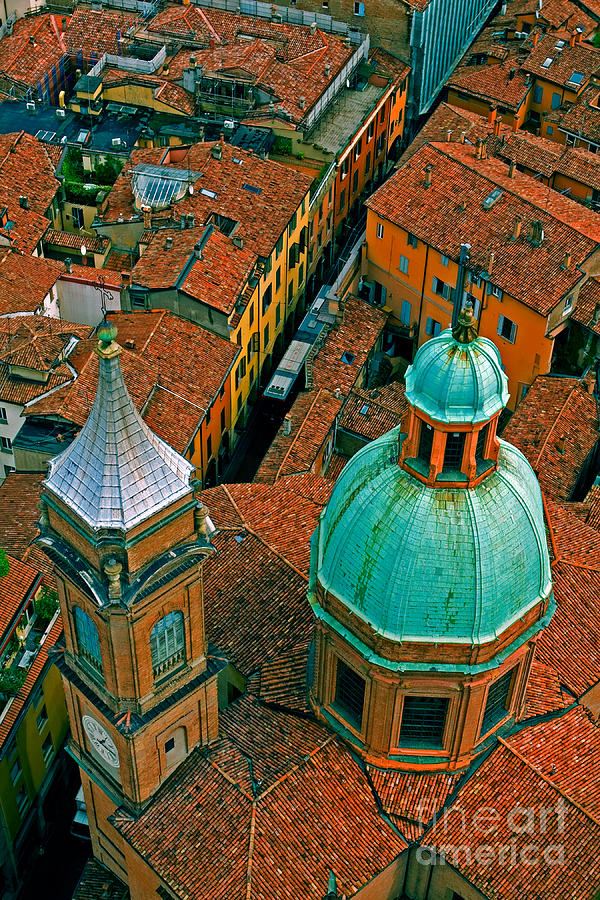 Aerial Of Church, Bologna, Italy Photograph by Tim Holt