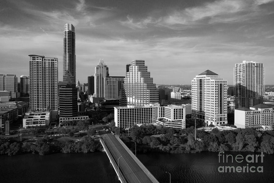 Aerial Of The Austin Skyline Photograph By Bill Cobb Pixels