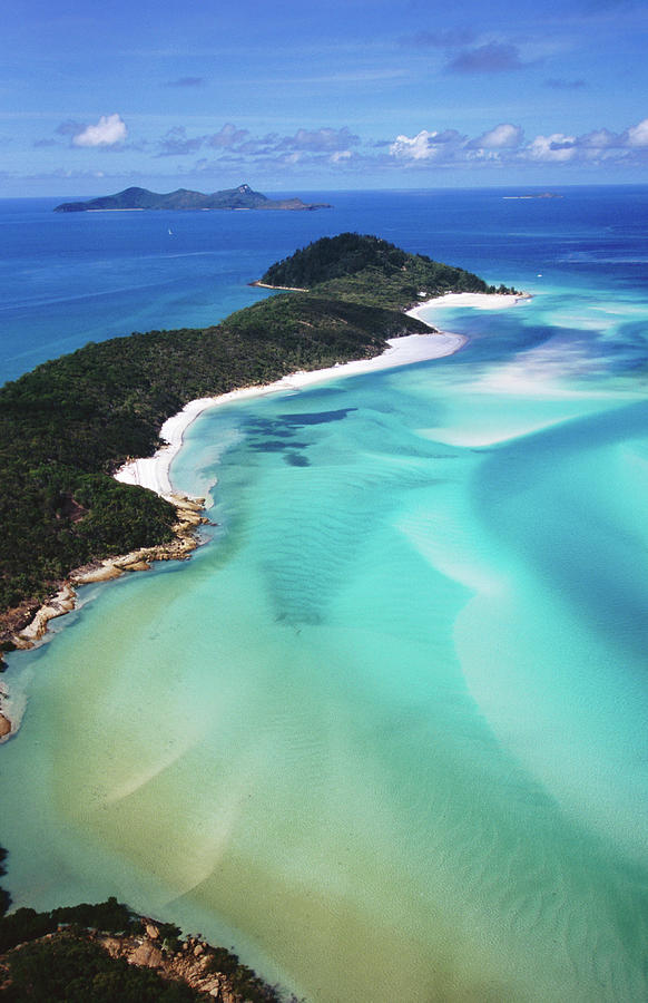 Aerial Of Whitsunday Island Photograph by Holger Leue