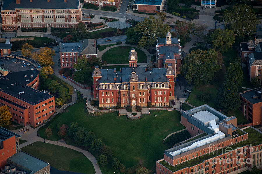 Aerial of Woodburn Hall Photograph by Dan Friend