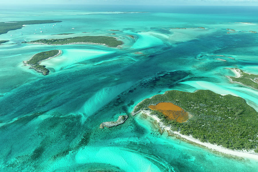 Aerial Photo Looking Down At The Clear Photograph By James White - Fine 