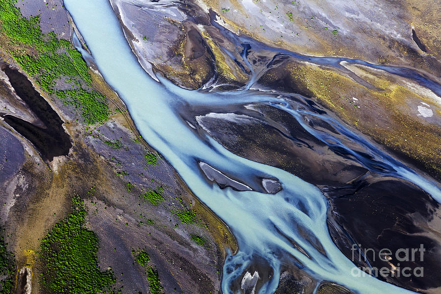 Aerial Photo Of Iceland Photograph
