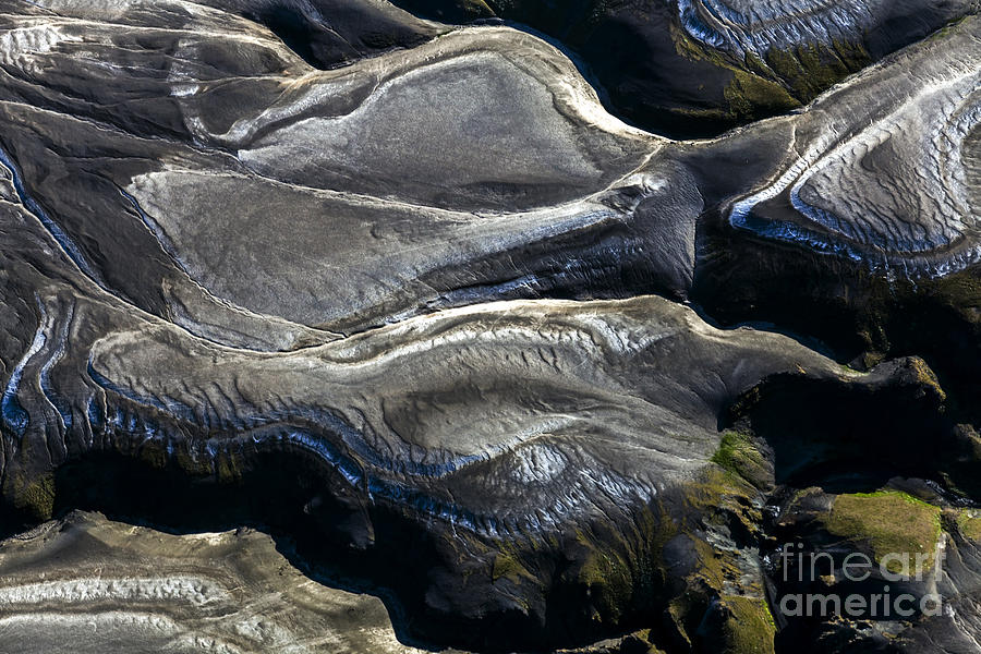 Summer Photograph - Aerial photography of iceland by Gunnar Orn Arnason