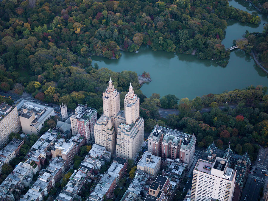 Aerial Photography Of  Manhattan Photograph by Michael H