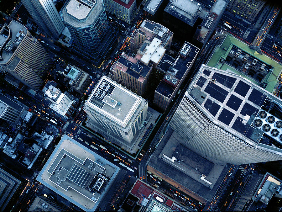 Aerial Photography Of Metlife Building Photograph by Michael H