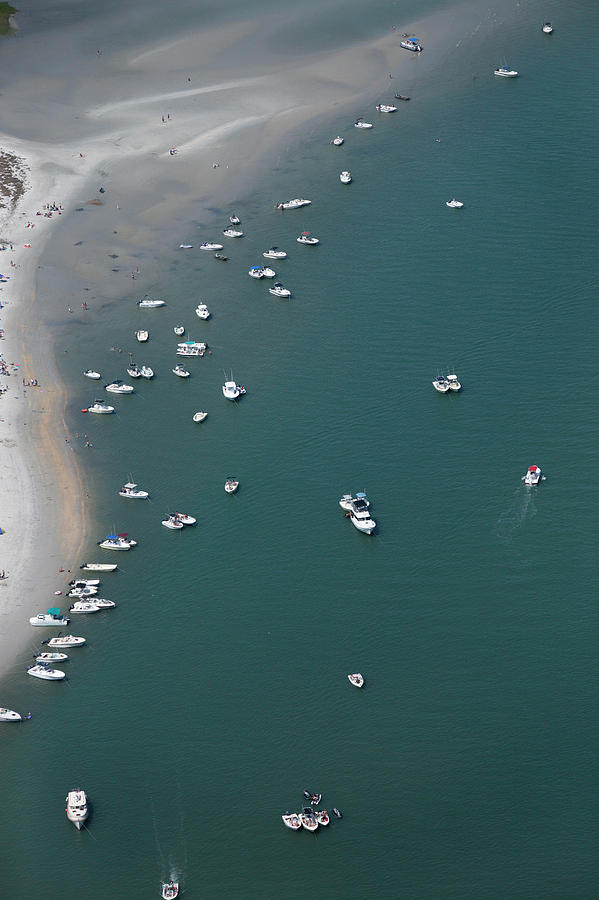 Boat Photograph - Aerial Shoots Of Boats by Logan Mock-Bunting
