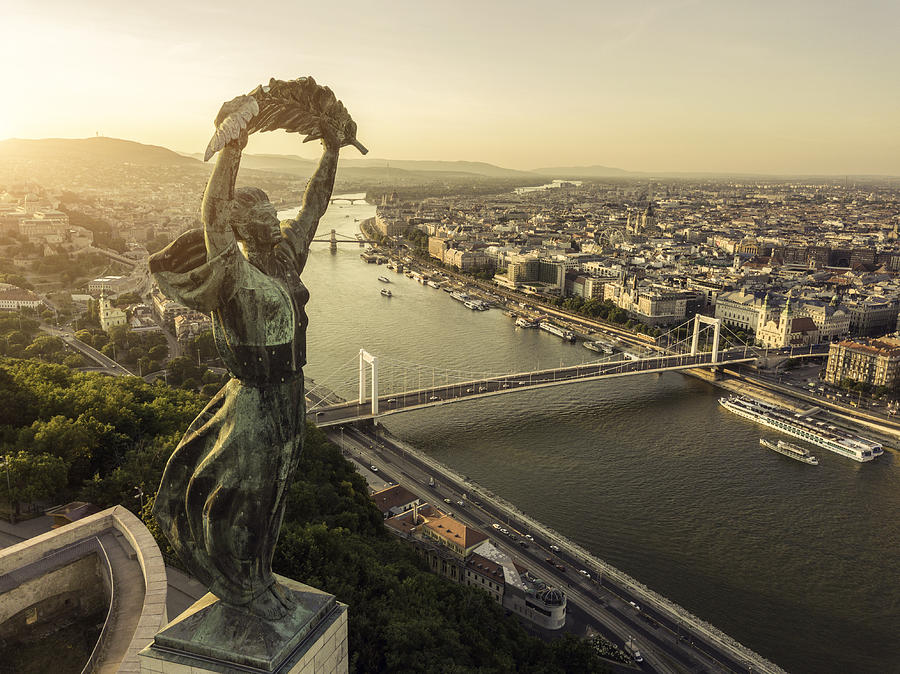 Aerial view from Budapest Photograph by Zsolt Hlinka