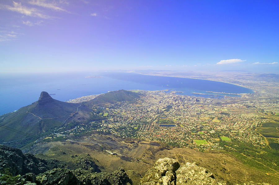 Aerial View From Table Mountain Photograph by Panoramic Images