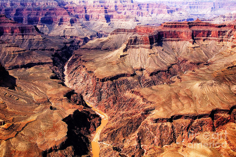 Aerial View Grand Canyon Photograph by Thomas R Fletcher