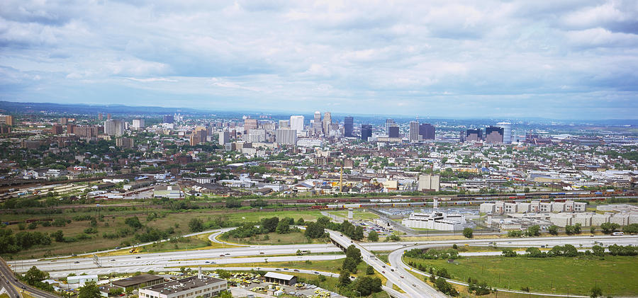 Aerial View Of A City, Newark, New Photograph by Panoramic Images