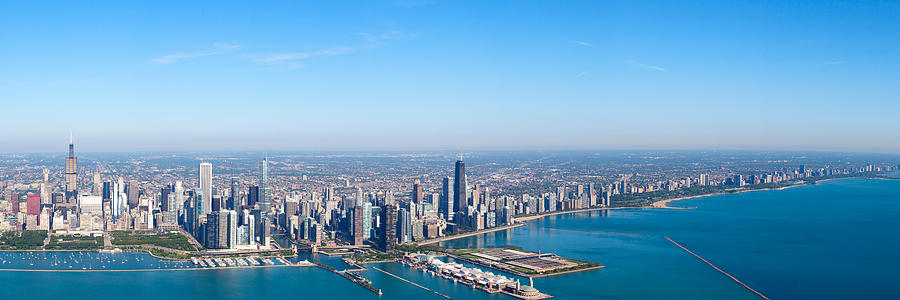 Aerial View Of A Cityscape, Trump Photograph by Panoramic Images