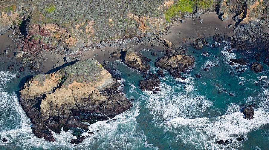 Aerial View Of A Coast, San Luis Obispo Photograph By Panoramic Images