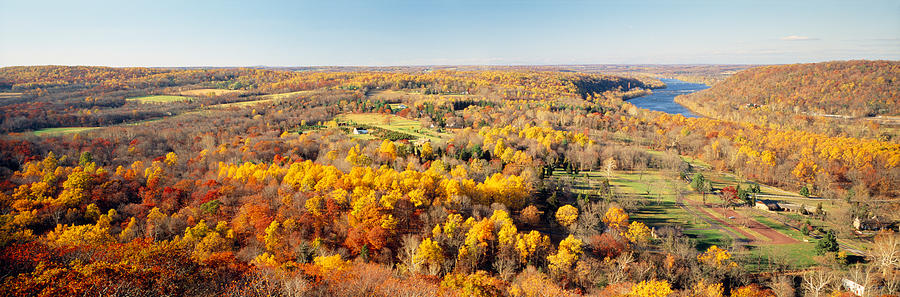 Aerial View Of A Landscape, Delaware Photograph by Panoramic Images