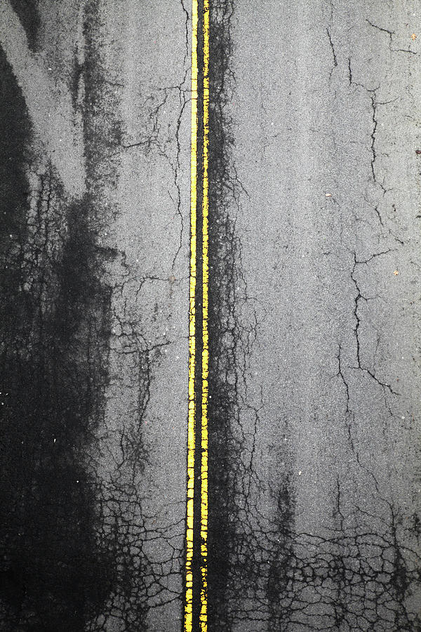 Aerial View Of A Road With Double Photograph by Michael Duva