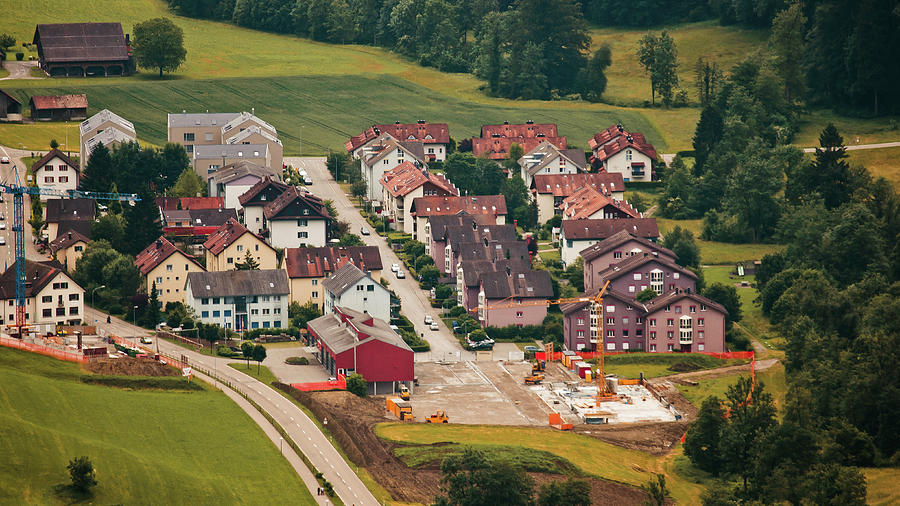 Aerial View Of A Small Village In Europe Photograph by Jimmy Ll Tsang
