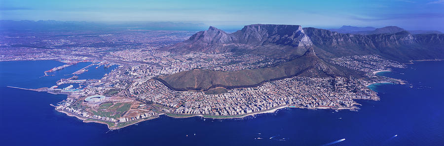 Aerial View Of An Island, Cape Town Photograph by Panoramic Images ...