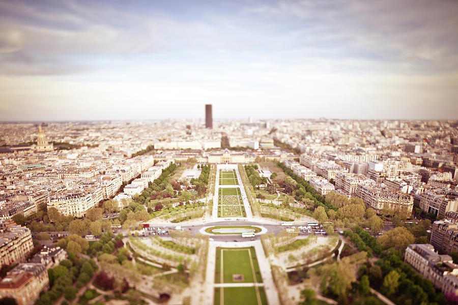 Aerial View Of Champ De Mars From The Photograph by Epicurean