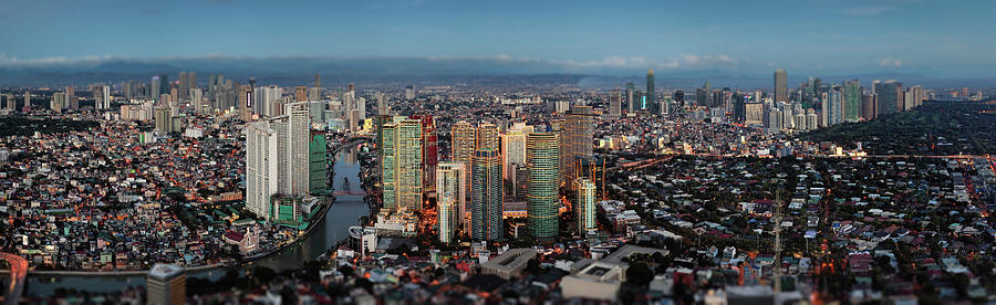 Aerial View Of Cityscape, Makati Photograph by Panoramic Images