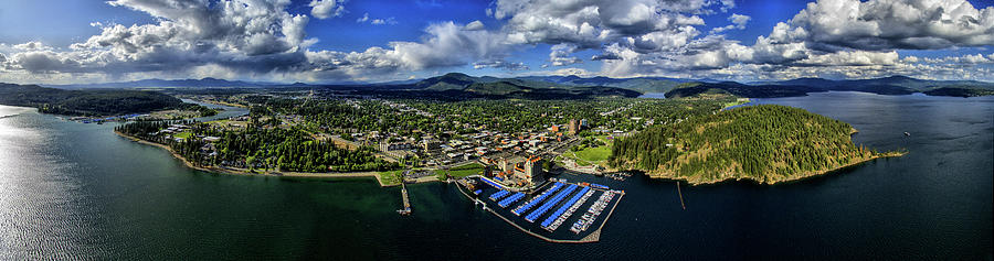 Aerial View Of Coeur Dalene, Kootenai Photograph by Panoramic Images