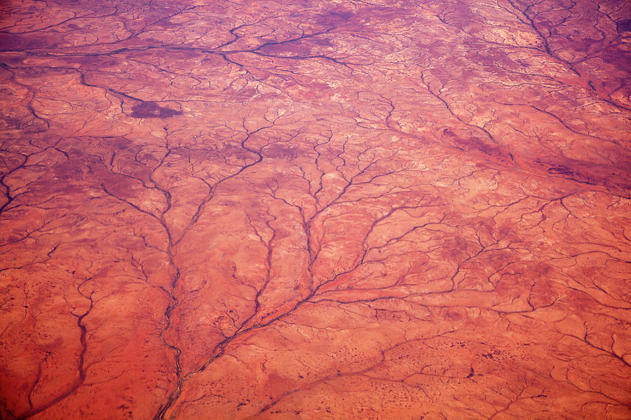 Aerial View Of Desert Landscape Photograph by Tobias Titz