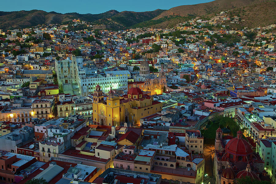 Aerial View Of Guanajuato City Photograph by Sam Antonio Photography Aerial View Of Guanajuato City Photograph by Sam Antonio Photography