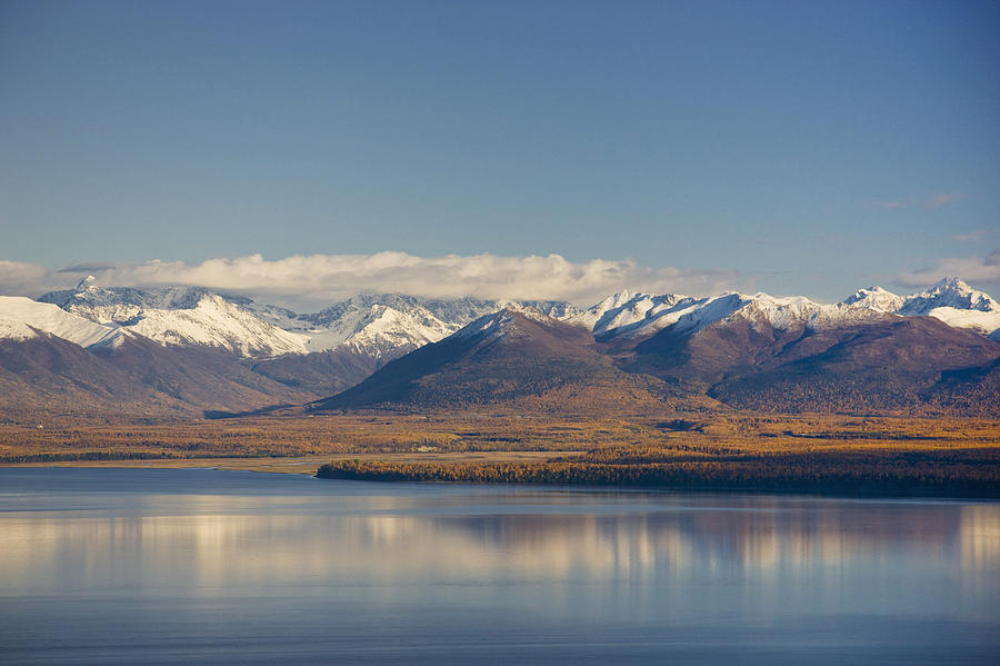 Aerial View Of Knik Arm Looking South Photograph by Kevin Smith - Fine ...