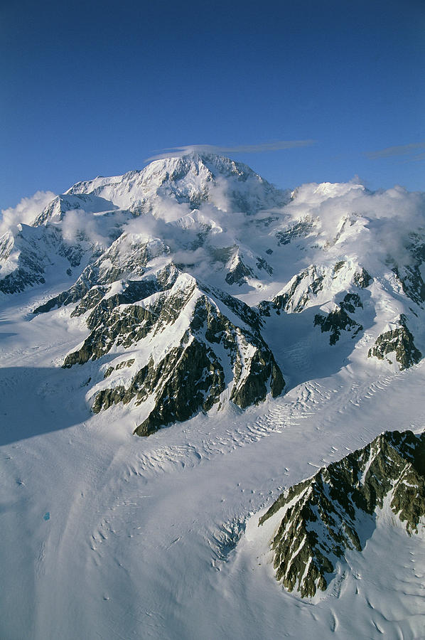 Aerial View Of Mount Mckinley Photograph by William Ervin/science Photo Library