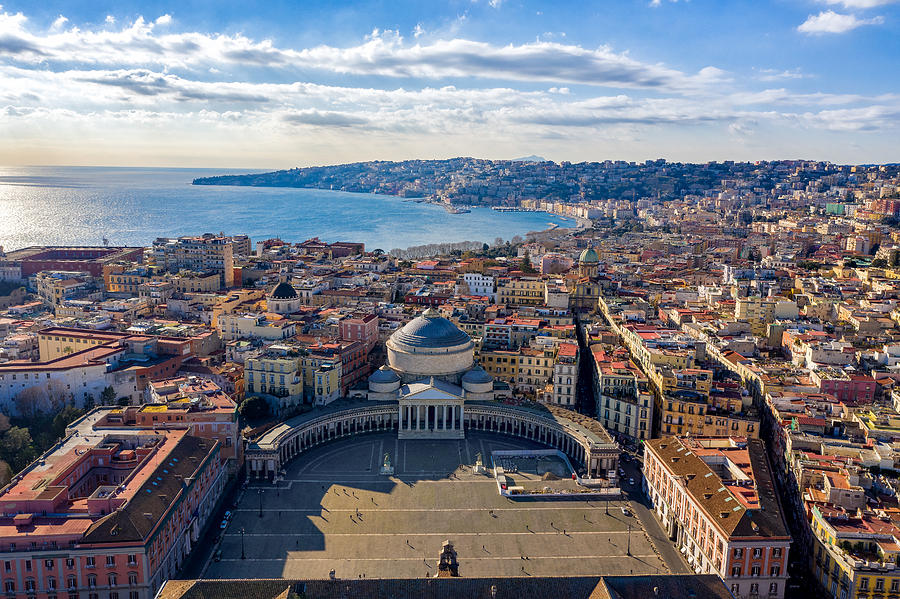 Aerial View of Naples, Italy Photograph by Gian Lorenzo Ferretti Photography