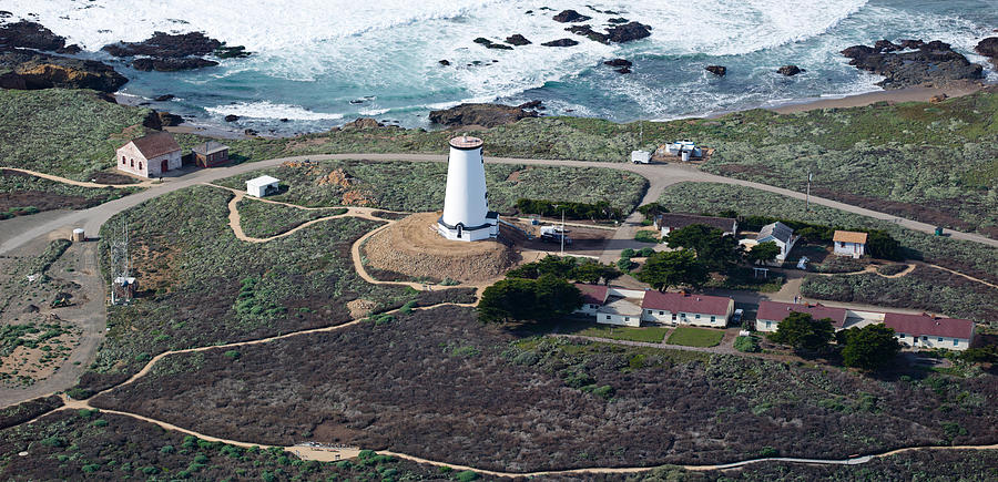 Architecture Photograph - Aerial View Of Piedras Blancas by Panoramic Images