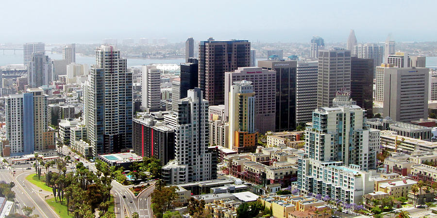 Aerial View Of San Diego - California Photograph by Nino H. Photography