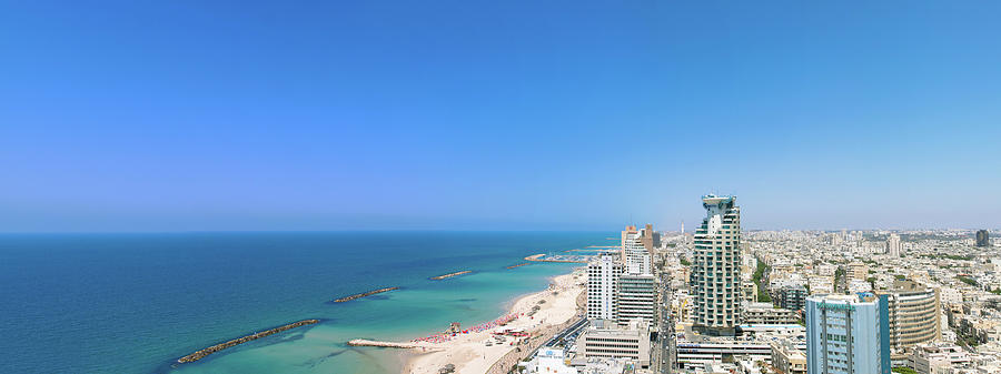 Aerial View Of Tel Aviv Photograph by Photostock-israel