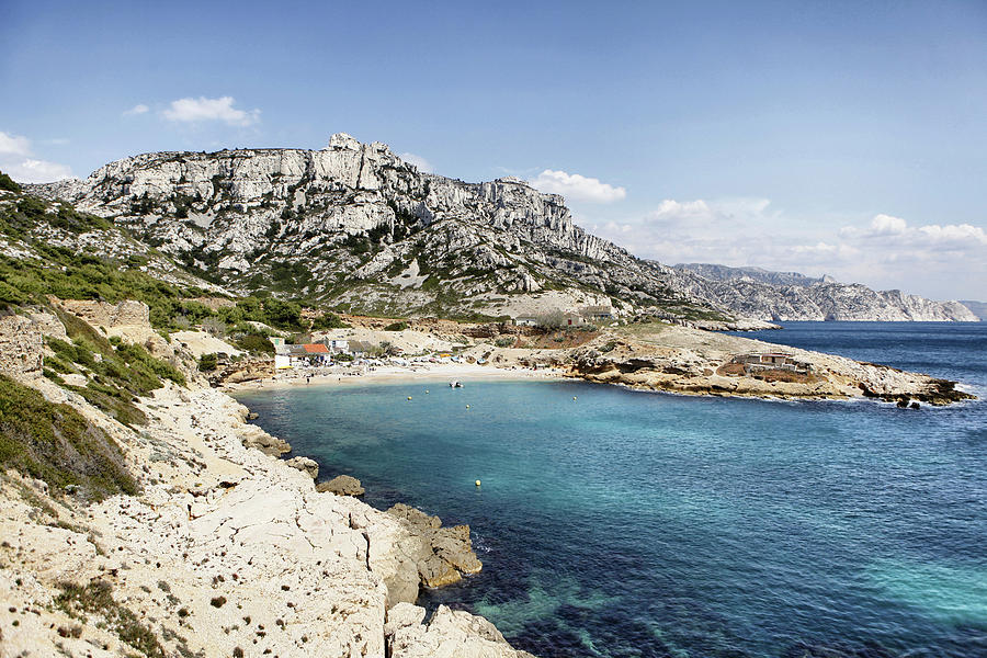 Aerial View Of The Calanque De Photograph By Christophe Launay