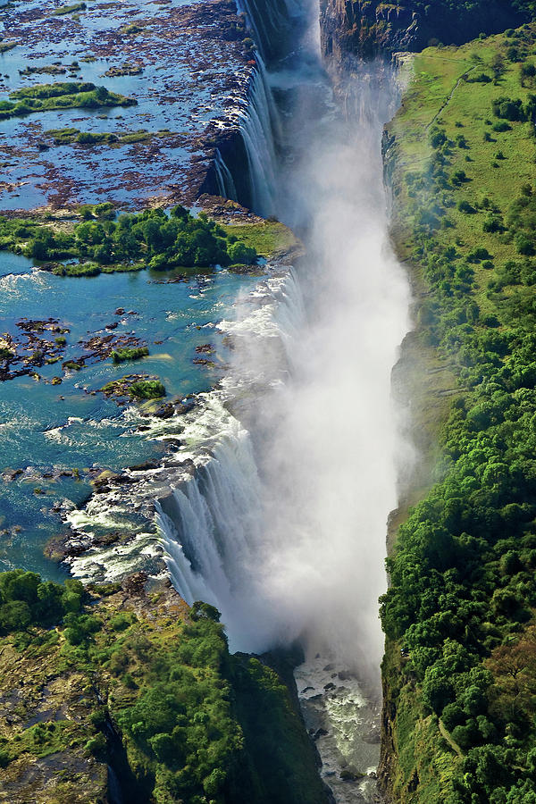 Aerial View Of Victoria Falls Photograph by Miva Stock - Fine Art America