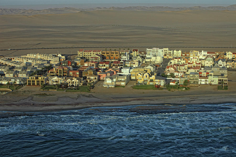 Aerial View Of Walvis Bay, Skeleton Photograph by David Santiago Garcia ...