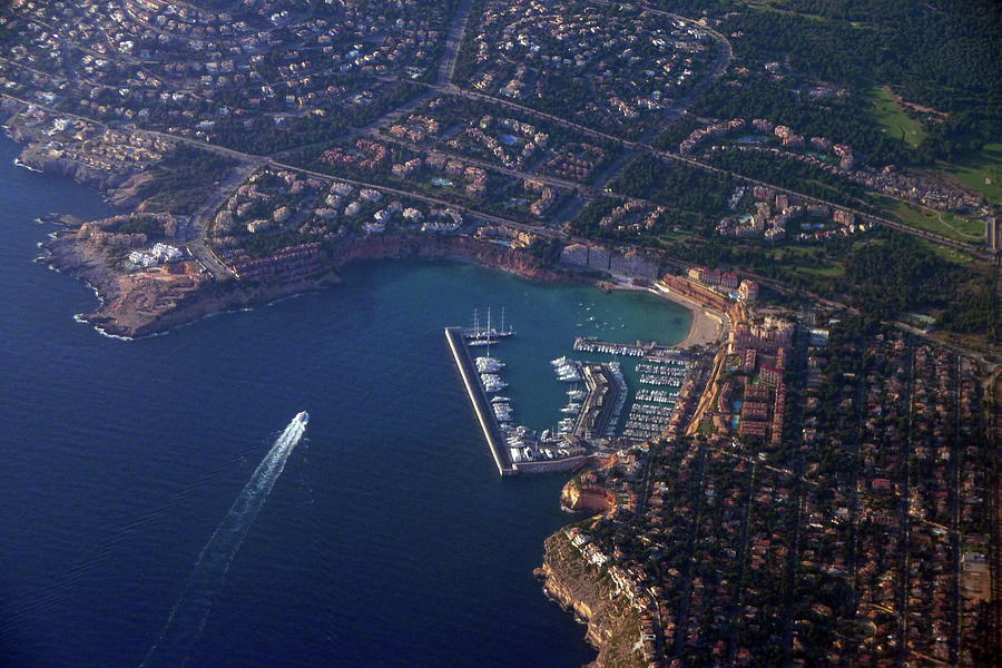 Aerial View On The Spanish Coast - Photograph by Regina Siebrecht
