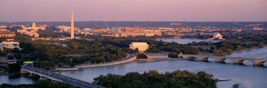 Aerial, Washington Dc, District Of Photograph by Panoramic Images