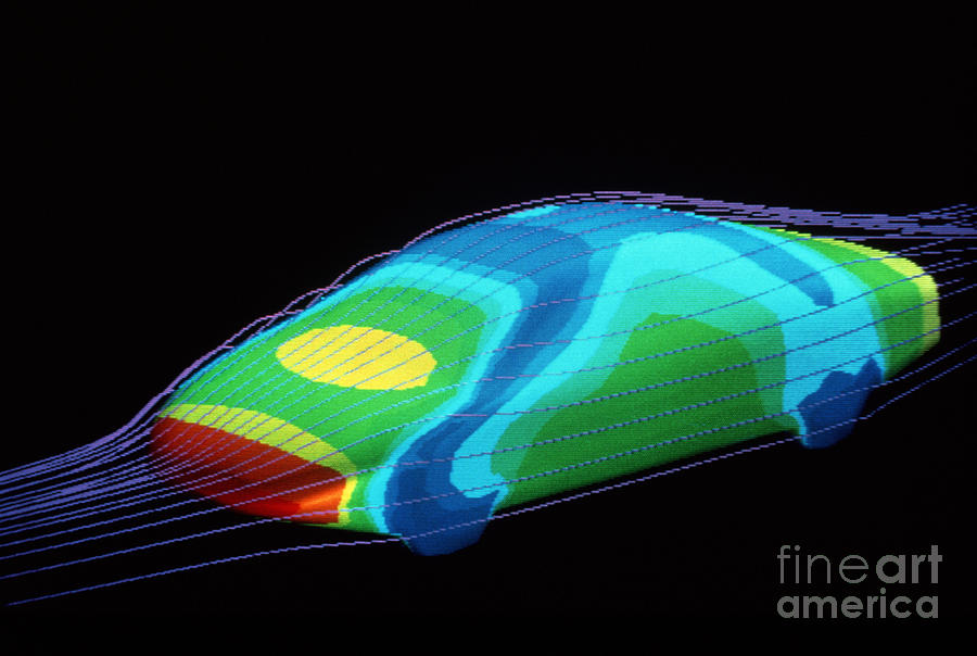 Car Photograph - Aerodynamics in Car Design by Hank Moragn