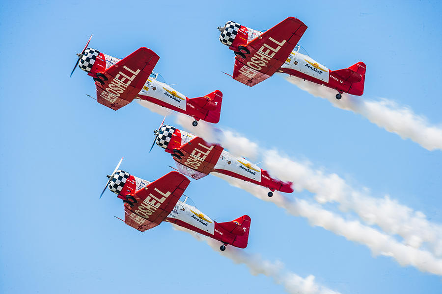 Aeroshell Aerobatic Team Photograph