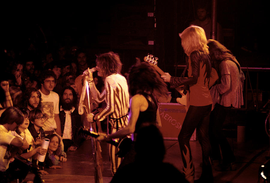 Aerosmith On Stage Photograph by Kevin Cable
