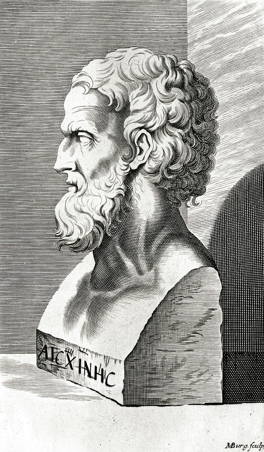 Aeschines Athenian Orator, Opponent Drawing by Mary Evans Picture ...