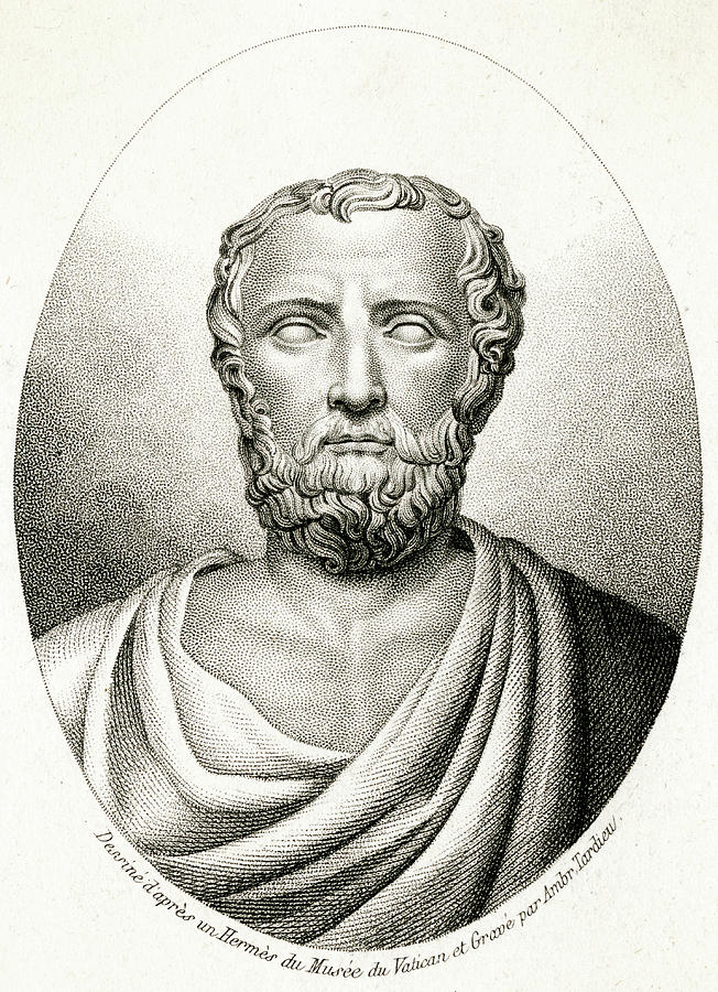 Aeschines Athenian Statesman & Drawing by Mary Evans Picture Library ...