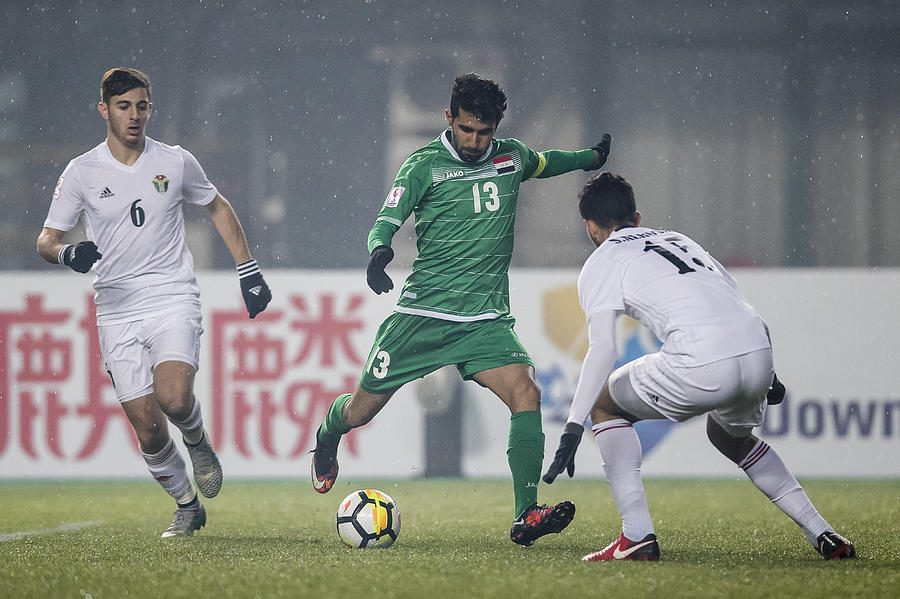 AFC U23 Championship China 2018 - Group Stage Iraq vs Jordan Photograph by Power Sport Images