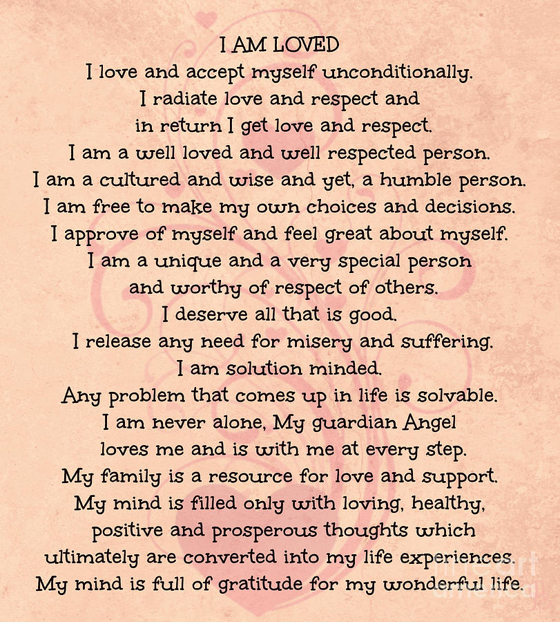 Affirmations of Love Digital Art by Mindy Bench - Fine Art America